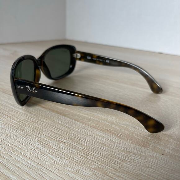 Ray-Ban JACKIE OHH RB4101 710 Cat Eye Tortoise Italy FRAMES ONLY 58-17-135 - Picture 7 of 8